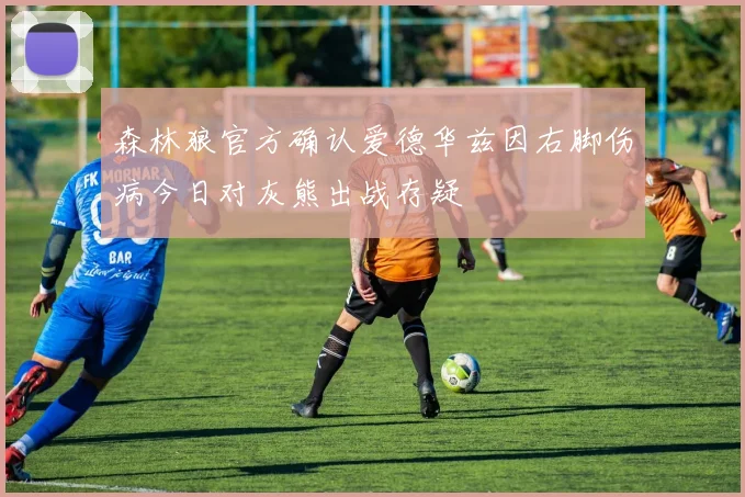 森林狼官方确认爱德华兹因右脚伤病今日对灰熊出战存疑